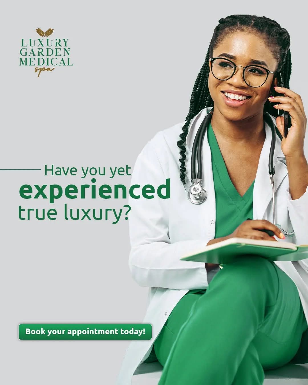 Medical professional ready for a consultation